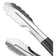 Pegador 24cm Multiuso Inox Cabo Preto Zahav